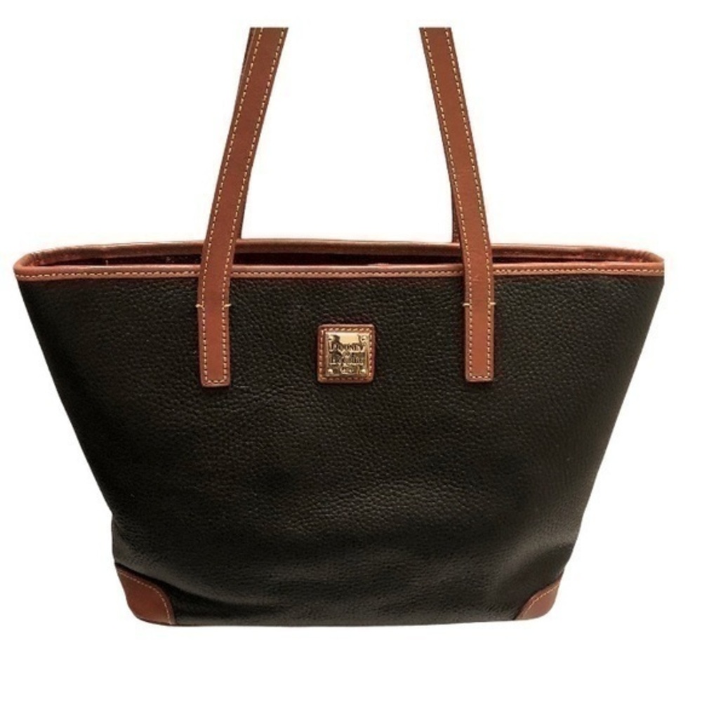DOONEY bourke black leather tote bag